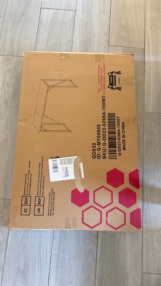 Escritorio Home-Office Blanco y Negro