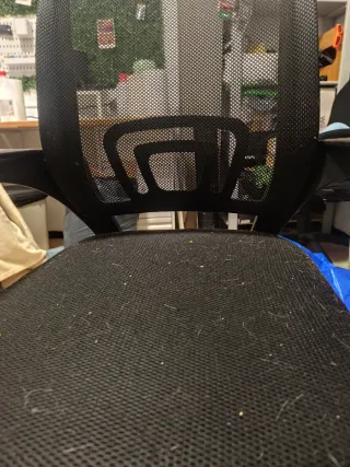 Silla de oficina ergonómica negra