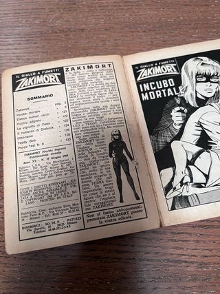 Fumetti ZAKIMORT anni ‘60