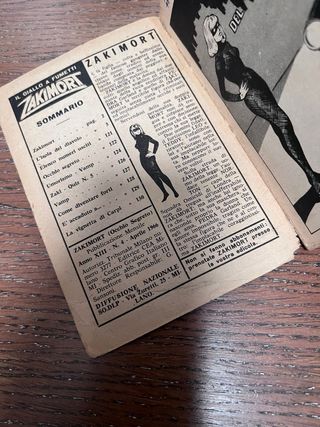 Fumetti ZAKIMORT anni ‘60