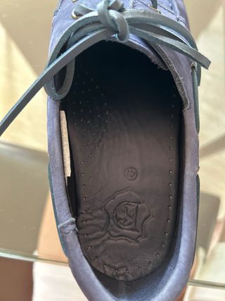 Mocasines náuticos Dustin piel vuelta azul marino