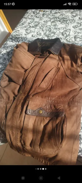 Chaquetón de piel ovina para caballero