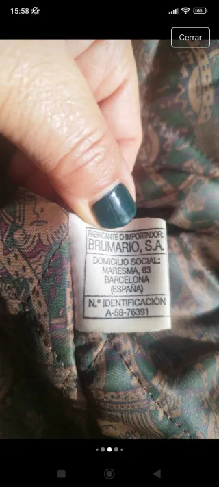 Chaquetón de piel ovina para caballero