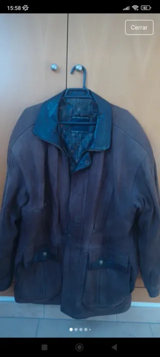 Chaquetón de piel ovina para caballero