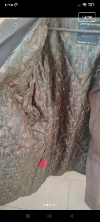 Chaquetón de piel ovina para caballero