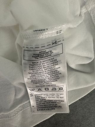 Camiseta Adidas Blanca Talla L