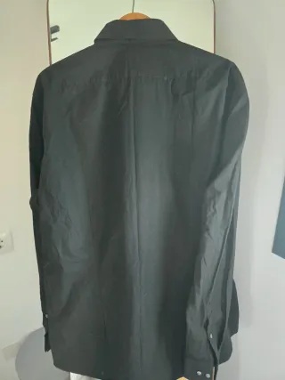 Camisa Calvin Klein Slim Fit Negra