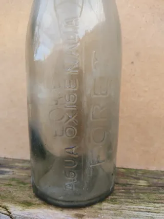 Botella Farmacia Antigua Cierre Balancín