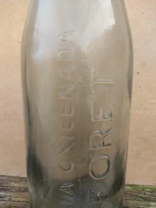 Botella Farmacia Antigua Cierre Balancín