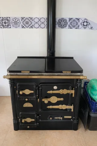 Cocina de leña Hergom hierro fundido