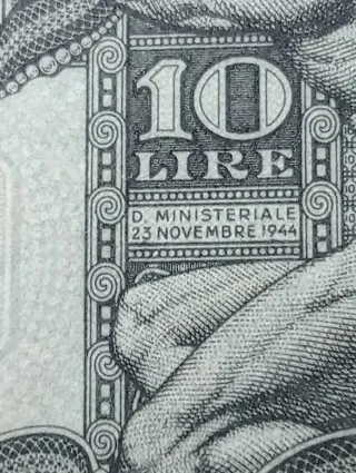 Biglietto di Stato 10 Lire