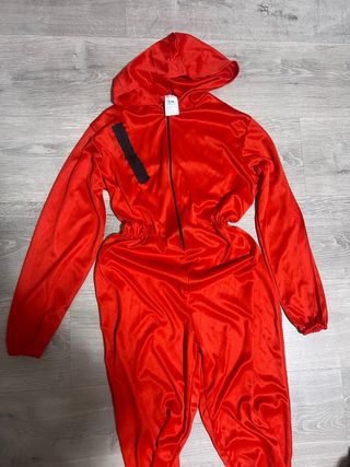 Disfraz rojo con capucha 10-12 años