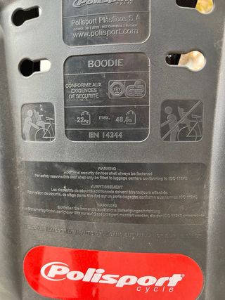 Silla Portabebés Bicicleta Polisport