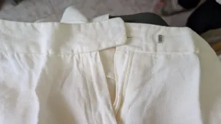 Traje lino beige T38