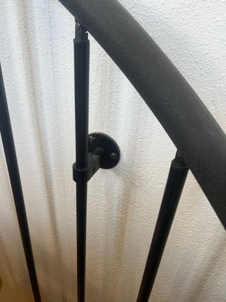 Escalera de caracol madera y metal