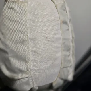 Bolso Hombro Maxi Nylon Vintage Diesel Blanco