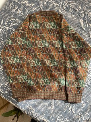 Maglione Missoni Lana Merino con Stampa Vintage