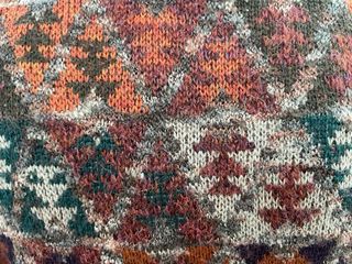 Maglione Missoni Lana Merino con Stampa Vintage