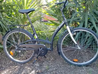Bicicleta Paseo Btwin Negra
