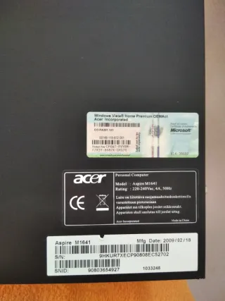 Carcasa PC Acer Aspire