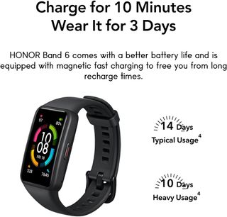 HONOR Band 6 - Pantalla AMOLED a Color 1,47", 10 M