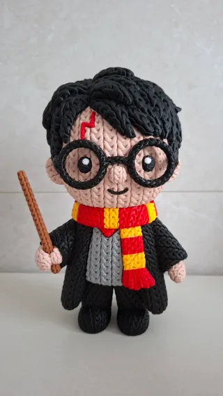 Figura crochet impresa en 3D