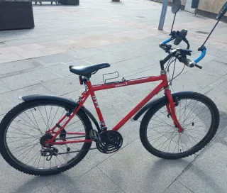Bicicleta Roja Talla 26