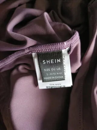 Top sportivo asimmetrico viola