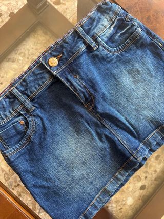 Falda vaquera niña Lefties T. 9-10 (140 cm)