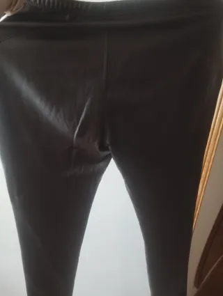 Pantalón cuero marrón XL