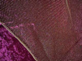 Tela Malla Dorada para Tocado Virgen