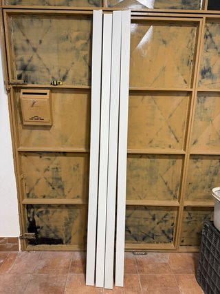 Tapa juntas puerta paso blanco