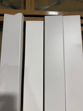 Tapa juntas puerta paso blanco
