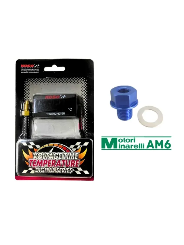 MARCADOR TEMPERATURA KOSO CON ADAPTADOR AM6, AM5