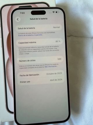 iPhone 15 Plus Rosa 256GB VER TODAS LAS FOTOS