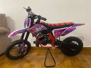 Cross Infantil Morado y Rojo