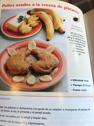 Trucos de recetas fáciles con tulipán. Año 2000￼