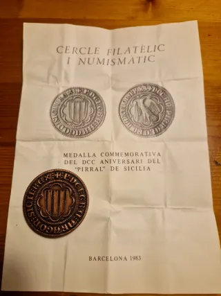 Medalla DCC Aniversario Pirral Sicilia