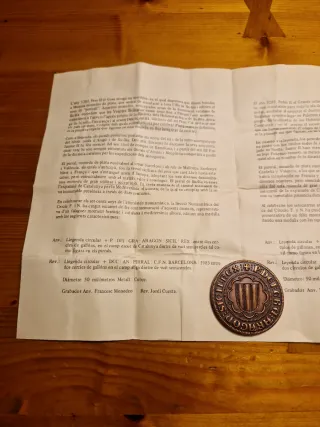 Medalla DCC Aniversario Pirral Sicilia