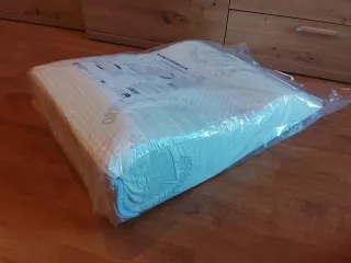 Almohada Ortopédica Piernas Azul/Blanco