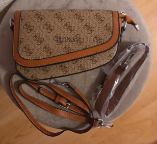 Bolso Guess Beige y Marrón