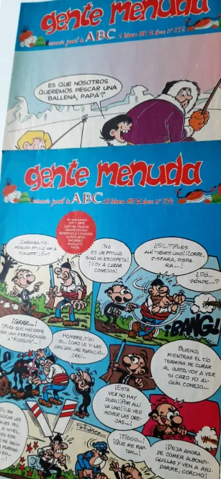 Lote 7 Cómics Gente Menuda