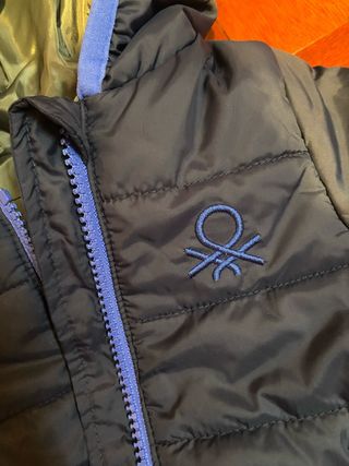 Plumífero niño United Colors of Benetton azul