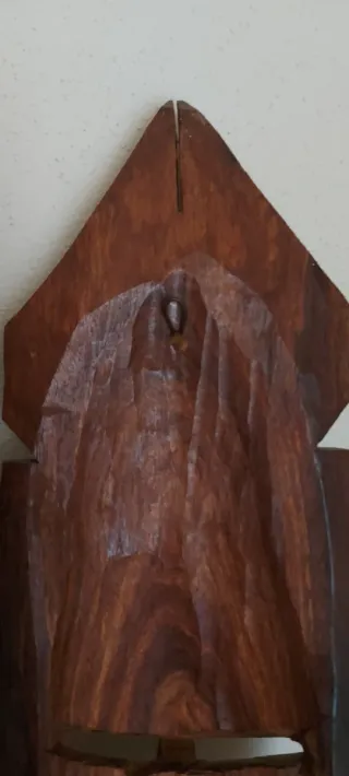 Coppia Maschere Africane Legno Intagliato