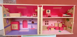 Casa de muñecas Eureka Kids rosa