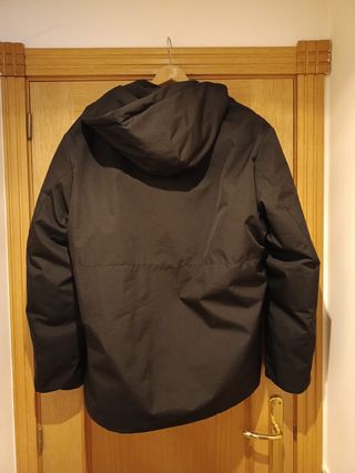 Abrigo Invierno Impermeable XL Negro Beige