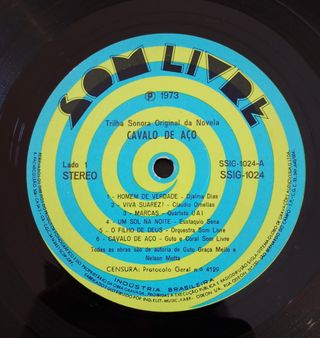 LP Cavalo De Aço - Trilha Sonora Novela