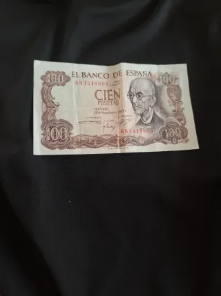 Billete 100 Pesetas Banco de España 1970