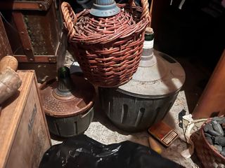 Garrafas de vino antiguas