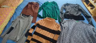 Ganga. Lote 6 jerseys mujer. Talla S